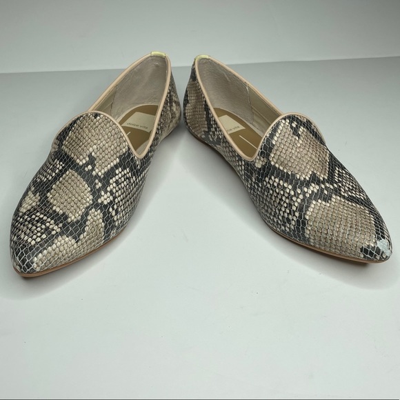 Dolce Vita Snakeskin Slip On Flats - Picture 2 of 5